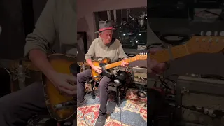 Keith Richards making some music with his guitar "Sonny" #Keithrichards #rollingstones #newmusic