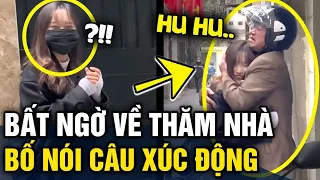 Đi Hàn Quốc 2 năm trở về GIẢ LÀM BẠN gửi đồ, con gái khiến bố BẬT KHÓC nói câu xúc động | Tin 3 Phút