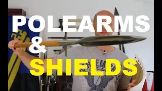 Polearms that can cut, used with shields?