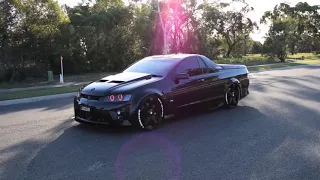 Holden Commodore VE UTE HSV Maloo R8 E Series LS3 V8 Turbo Start Up Accelerate Sound