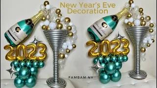 New Year's Eve Decoration (Balloon Bouquet 2023 party ideas)