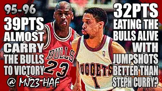 Michael Jordan vs Mahmoud Abdul-Rauf Highlights (1996.02.04)-71pts All!RAUF BETTER THAN STEPH CURRY?