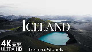 ICELAND 4K - A Journey Through Stunning Landscapes and Majestic Waterfalls - Calming Music