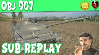 Object 907 Subscriber Replay Tier X Soviet Medium WOT Blitz  | Littlefinger on World of Tanks Blitz