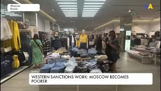 Consequences of Western sanctions have reached Russian megacities