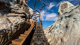 Expedition Everest 4K 60fps front-seat on-ride POV Animal Kingdom (2024)