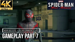 Spider-Man Miles Morales PS5 4K 60Fps + Performance Ray Tracing HDR Gameplay Part 7