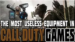 MOST USELESS EQUIPMENT IN CALL OF DUTY GAMES!