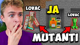 Minecraft Igrac VS 2 Lovca Mutanta IZAZOV *postali su cudovista*