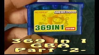 369 in 1 Gameboy Advance Multicart - Part -2-