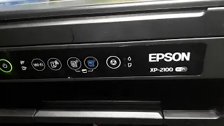 Epson XP 2100 self maintenance and repair printer does not print or print with stripes
