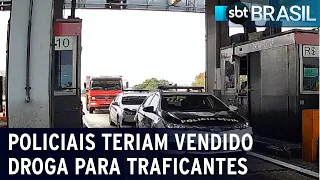Vídeos mostram policiais escoltando 16 toneladas de maconha no RJ | SBT Brasil (23/10/23)