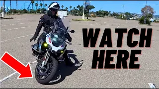 How To Do A ROLLING SHARP TURN On A Motorcycle