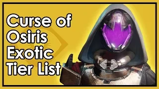 Destiny Curse of Osiris: The Best & Worst Exotic Armor (Tier List Update)