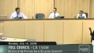 Seattle City Council sells out the SuperSonics - July 14, 2008