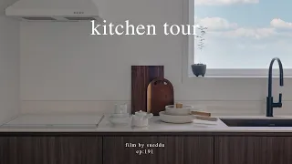 Minimal Kitchen Tour. Kitchen organization ideas and my kitchenware