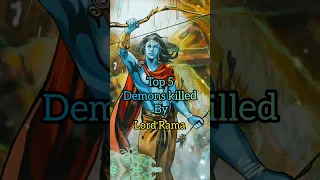 Top 5 Demons Killed By Lord Rama 🧐😲 || Jai Shree Ram || #shorts #edit #ramayana #sanatan #hindu