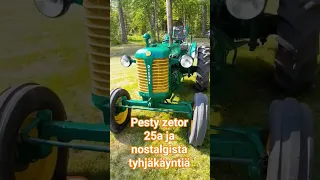 Zetor 25a: pesulla