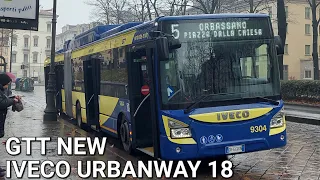 [4K] 🇮🇹 New Iveco Urbanway 18 of GTT Turin / 🇮🇹 I nuovi Iveco Urbanway 18 di GTT Torino (2024)