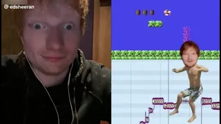 Ed Sheeran reacting to me ruining his song