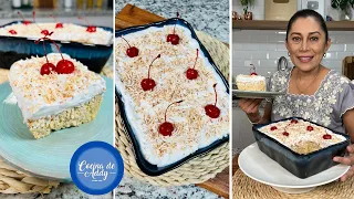 POSTRE Sin harina, Sin Azúcar. PASTEL DE TRES LECHES. Apto/Diabetes-Dieta-Keto-Colesterol. SIN CULPA