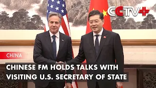 Chinese FM Holds Talks with Visiting U.S. Secretary of State