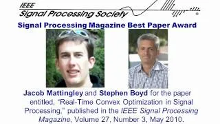 IEEE Signal Processing Society Awards 2012