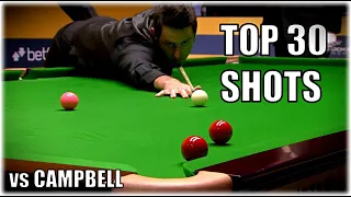 Ronnie O'Sullivan All TOP 30 Shots against Marcus Campbell - World Championship 2013