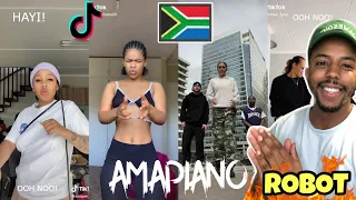 Best ROBOT (Amapiano) TikTok Dance Compilation! | SOUTH AFRICA REACTION