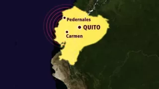 Número de mortos no terremoto que atingiu Equador já passa de quatrocentos