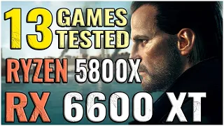 RX 6600XT + Ryzen 5800X  - Test in 13 Games | Very High Settings | Tech MK