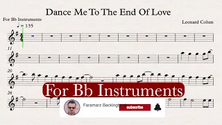 Dance me to the end of love - Play along For Bb instruments