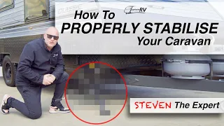 How To PROPERLY STABILISE Your Caravan