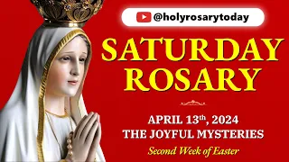 SATURDAY HOLY ROSARY 💛 APRIL 13 2024 💛 THE JOYFUL MYSTERIES OF THE ROSARY [VIRTUAL] #holyrosarytoday