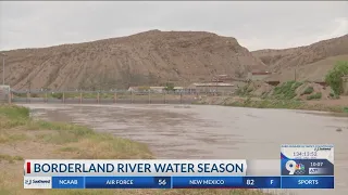 Borderland welcomes unusually large river water supply this season