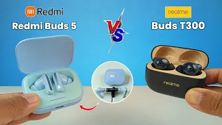 Redmi Buds 5 Vs Realme Buds T300 ⚡ Best Earbuds Under 3000 in 2024 ⚡ Realme T300 Vs Redmi Buds 5