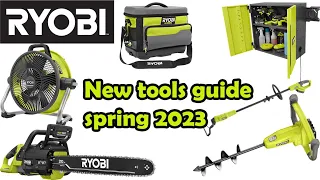 Ryobi new tools  guide spring 2023 @RYOBITOOLSUSA
