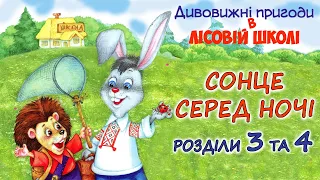 🎧АУДІОКАЗКА -"ДИВОВИЖНІ ПРИГОДИ В ЛІСОВІЙ ШКОЛІ" В. Нестайко - "СОНЦЕ СЕРЕД НОЧІ"  Розділ 3, 4 💙💛