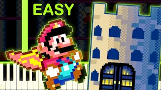 CASTLE THEME | Super Mario World - EASY Piano Tutorial