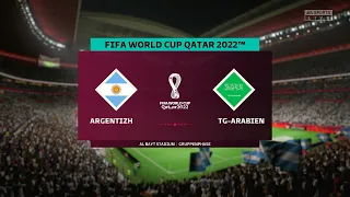 FIFA 23 | Argentina vs Saudi Arabia - World Cup Qatar 2022 | Gameplay