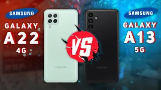 Samsung Galaxy A22 4G vs Samsung Galaxy A13 5G