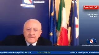 Coronavirus Campania, il Consiglio regionale in teleconferenza è un disastro: video rimosso