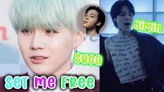 JIMIN EXPLICÓ LA RELACIÓN DE SET ME FREE CON SUGA -  POEMA EN EL TORSO DE JIMIN / BTS