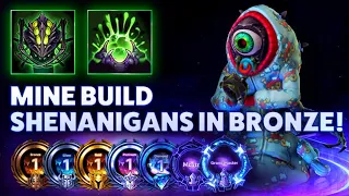 Abathur Monstrosity - MINE BUILD SHENANIGANS IN BRONZE! - Bronze 2 Grandmaster S1 2022