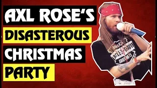 Guns N' Roses:  Axl Rose's Disasterous Christmas Party With Stephanie Seymour!