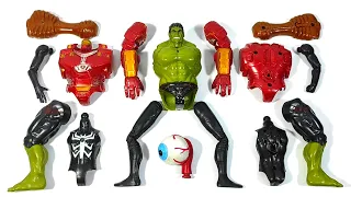 Merakit Mainan Hulk Smash vs Hulk Buster vs Siren Head Toys vs Venom Miles Morales Marvel Story