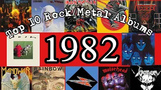 Top 10 Rock/Metal Albums Of 1982 #top10albums #1982 #top10list