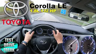 2019 Toyota Corolla LE Sedan 1.8L TOP SPEED AUTOBAHN DRIVE POV