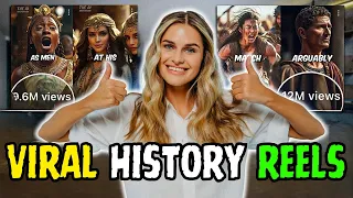 Create Viral History Reels & Shorts Using Free AI Tools In 10 Mins. #viralreels #makemoneyonline