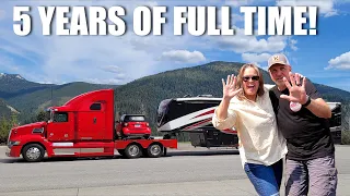 WHO ARE WE? // Full Time RVing for over 5 YEARS! // Big Rig RV